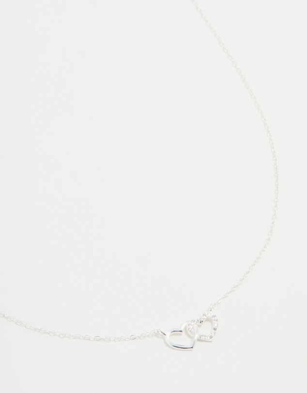 Lovisa - Sterling Silver Heart Link Necklace