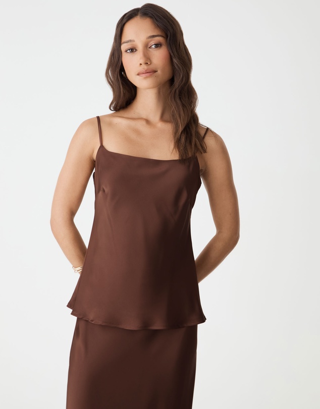 Forcast - Lindsay Bias Satin Cami