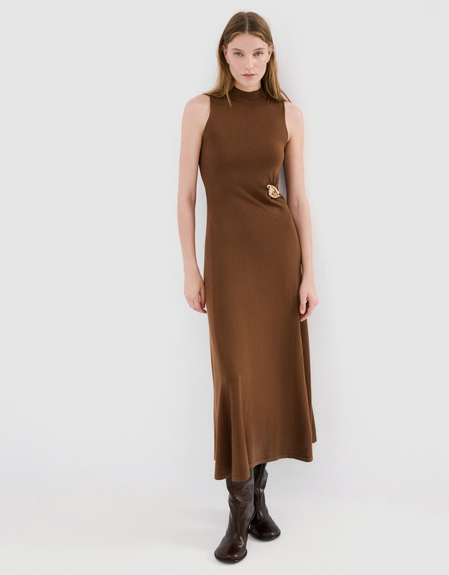M.N.G - Knitted Dress With Metal Detail