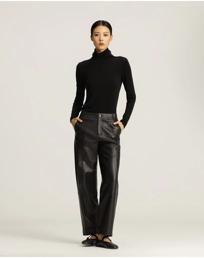 IDA+S - Corin Lambskin Panelled Pants
