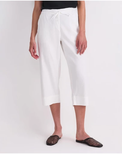Sportscraft - Rosa Crop Linen Pant