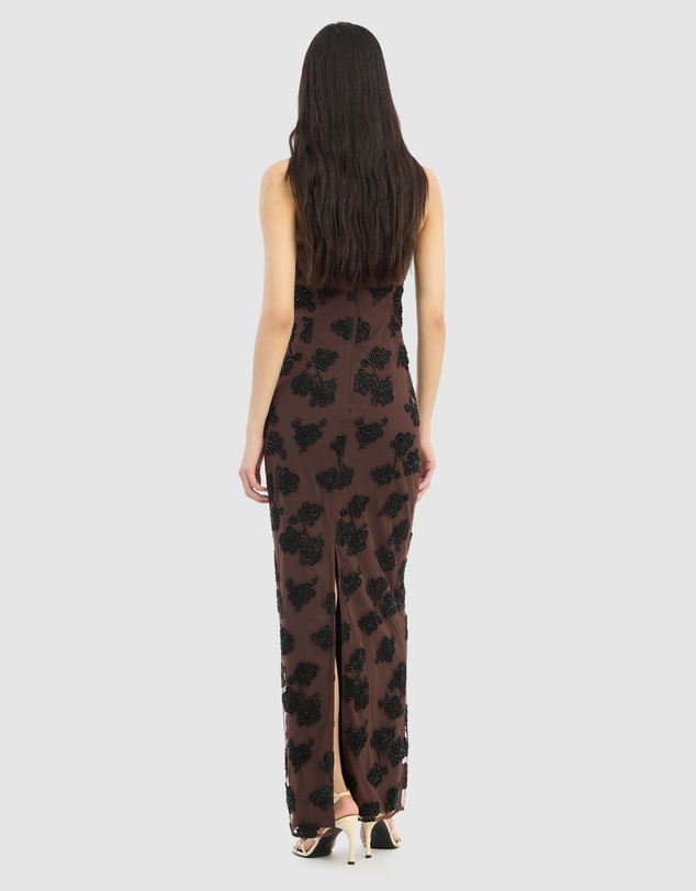 ROTATE - Beaded Maxi Tube Dress