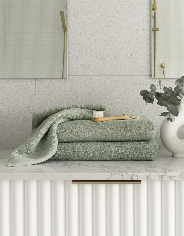 Bambury - Elvire Bath Sheet 80x160cm Sage