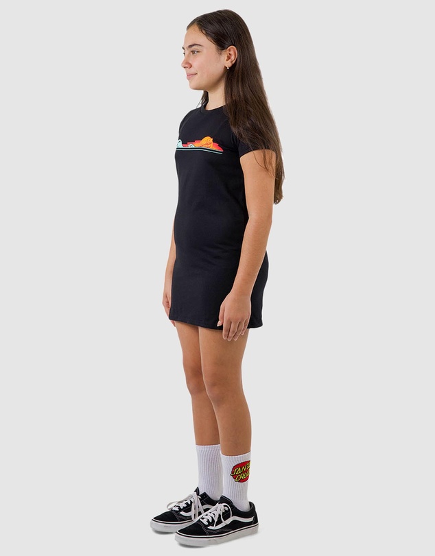 Santa Cruz - Sunrise Dot Tee Dress - Teens