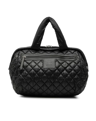 Pre-Loved by Azura Reborn - Pre-Loved Quilted Nylon Coco Cocoon Bowling Bag