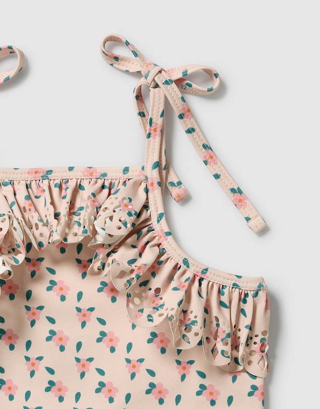 Wilson & Frenchy - Little Blossom Cutwork Swimsuit - Babies-Kids