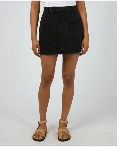 All About Eve - Becca Skirt Washed Black