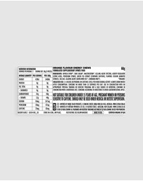 CLIF - Orange (25mg Caffeine) Bloks Energy Chews - 18x60g
