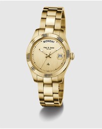 rag & bone - Rag & Bone Lex Gold-Tone Analogue Watch