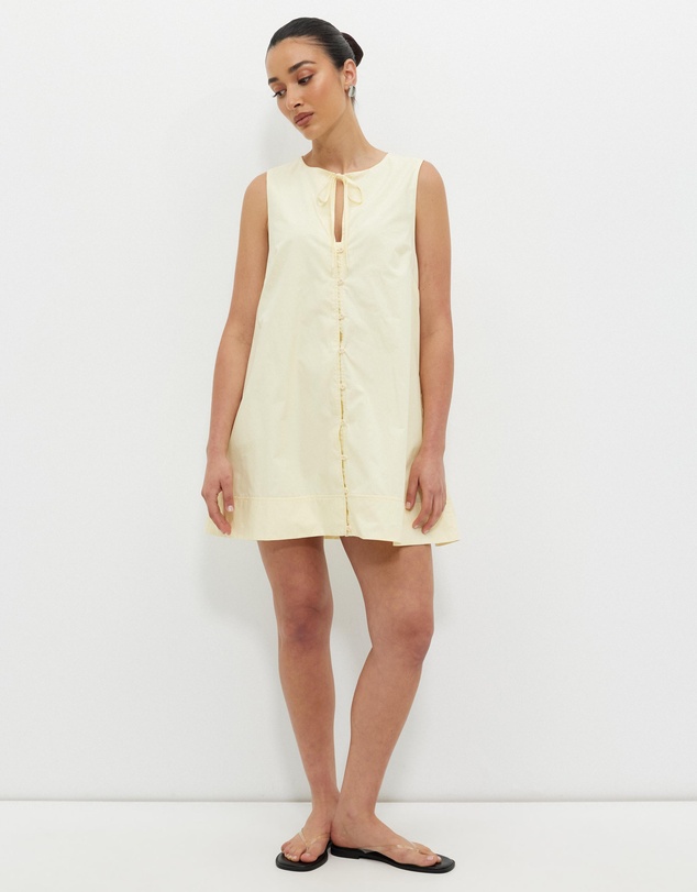 Calli - Poplin Swing Mini Dress