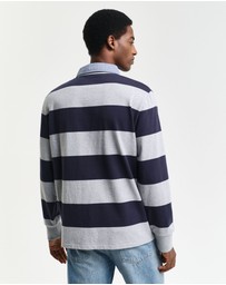 Gant - Chambray Collar Striped Heavy Rugger