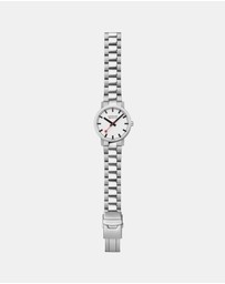 Mondaine - Mondaine Classic Silver Stainless Steel 40mm Watch
