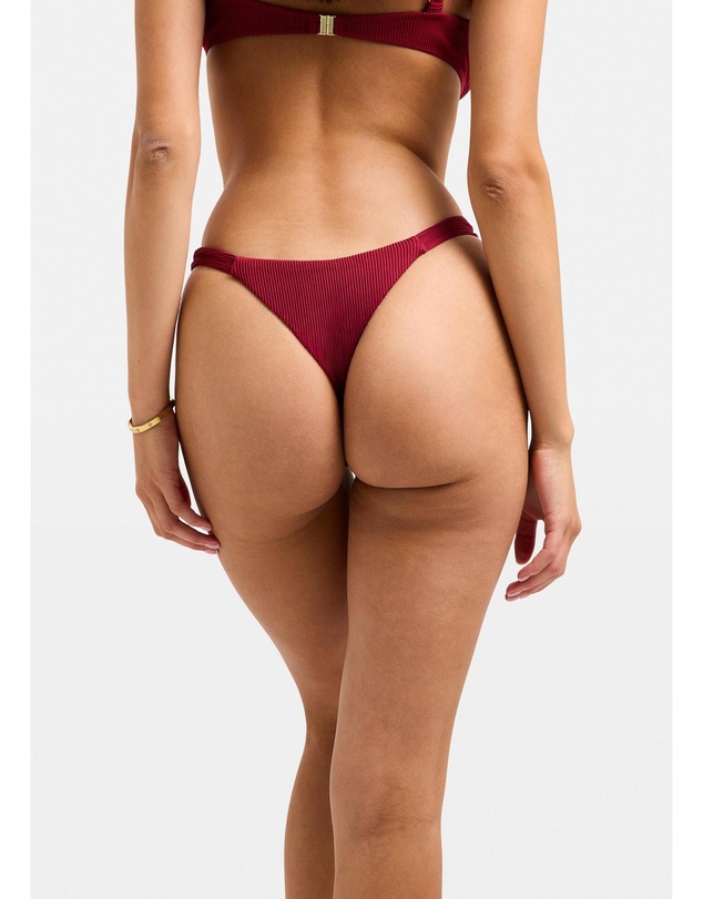 Subtitled - Rib Thick Band Bikini Bottom