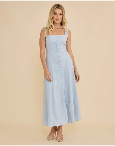 Amelius - Lucie Buttoned Midi Dress