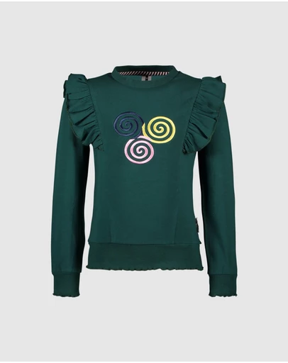B.Nosy - Long Sleeve Ruffle Top - Kids-Teens