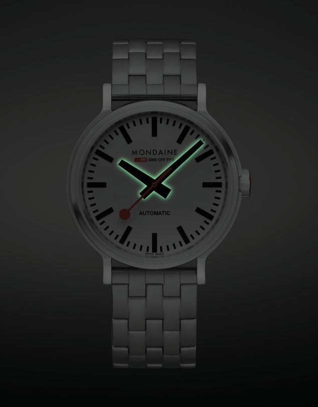 Mondaine - Mondaine Official Swiss Railways Stainless Steel 41mm Original Automatic Watch