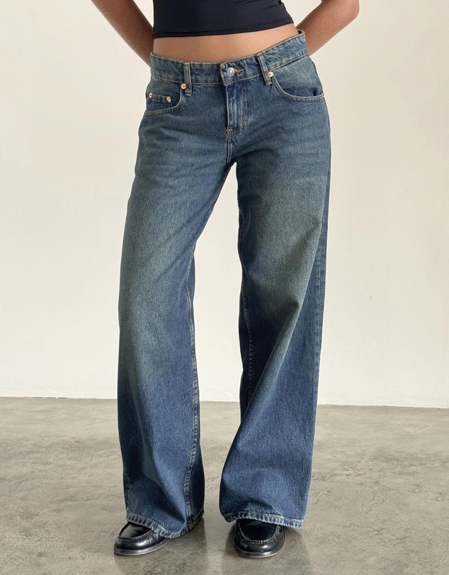 Motel Rocks - Roomy Low Rise Jeans
