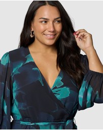 Pink Dusk by Curve Project - Temptress Maxi Dress