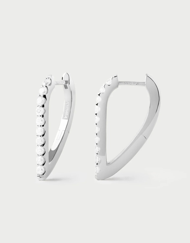 PDPAOLA - Gloss Silver Earrings
