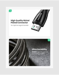 Ugreen - UGREEN 8K HDMI Cable 2m 48Gbps HDR 8K 60Hz