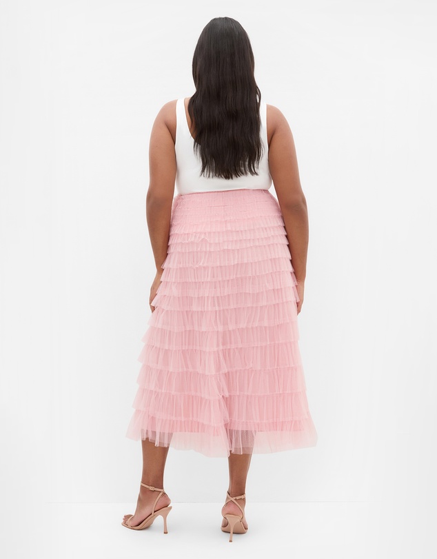 City Chic - Averi Tulle Midi Skirt