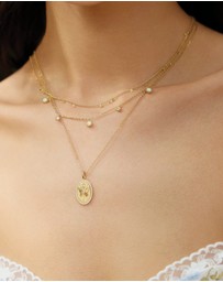 Ania Haie - Gold Butterfly Pendant Necklace