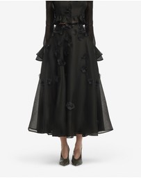 LEO LIN - Leila Petal Midi Skirt