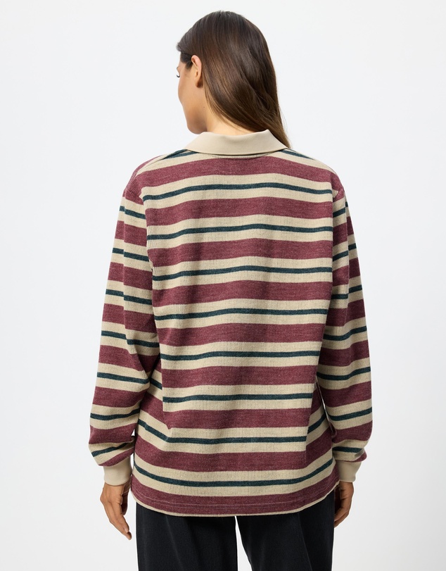 adidas Originals - Striped Knitted Polo Top