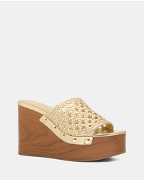 Michael Kors - Mayes Wedge Sandals - Women's