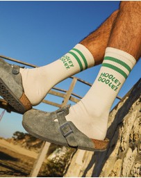 Skwosh - Hooley Dooley Socks in Green Stripe