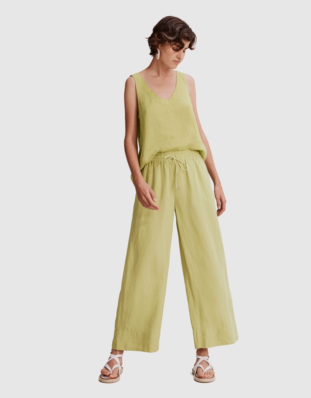 Country Road - Organically Grown French Linen Palazzo Pant