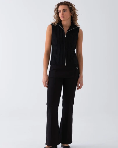 Style Addict - Riley Knit Zip Vest