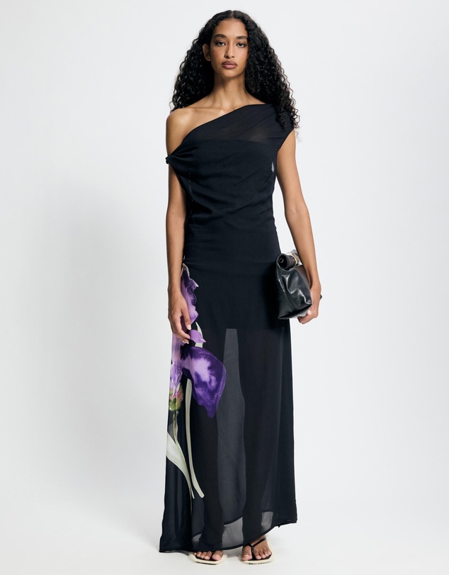 Lover - Cielo Asymmetrical Midi Dress