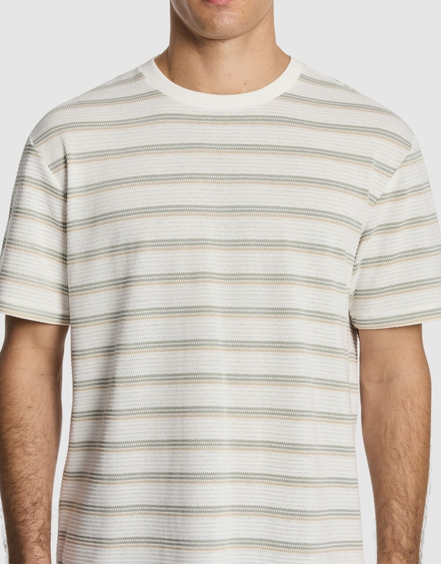 yd. - Flinders Textured Stripe Tee