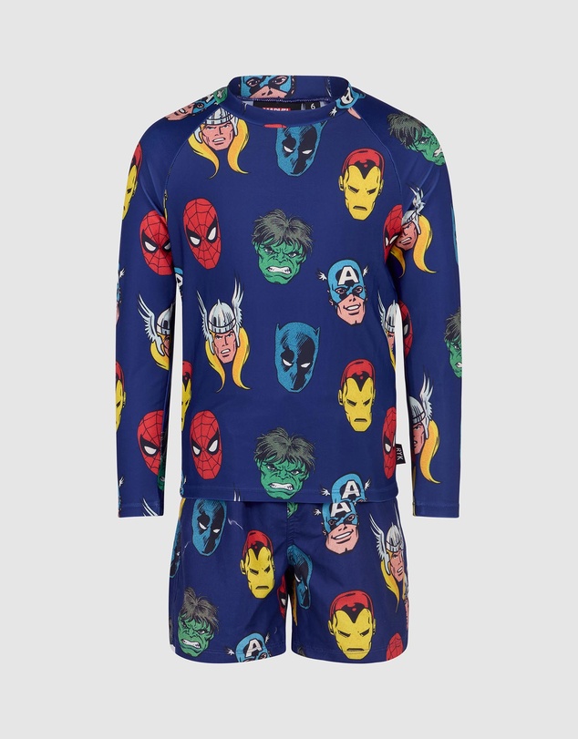 Rock Your Kid - Avengers Marvel Rashie Set - ICONIC EXCLUSIVE - Kids