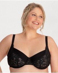 Ava & Audrey  - Underbliss by Ava & Audrey Lacey Balconette Underwire Bra