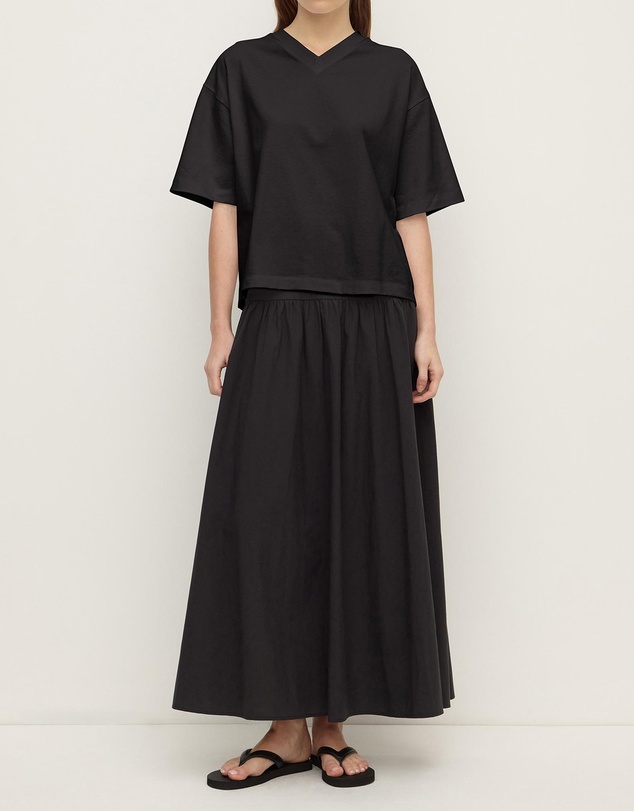 Assembly Label - Ellie V Neck Oversized Tee