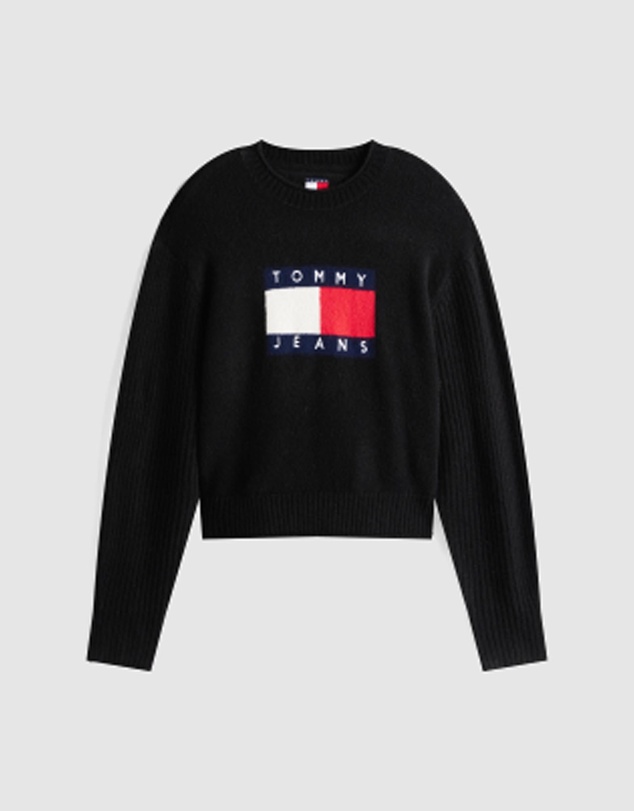 Tommy Jeans - Melange Flag Sweater