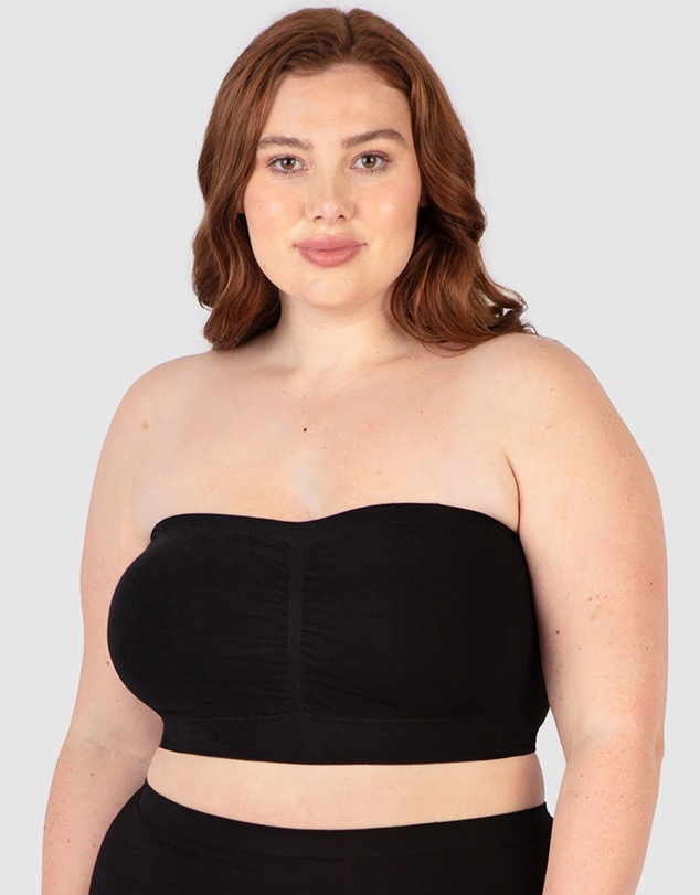 B Free Intimate Apparel - Cotton-Rich Padded Strapless Bra (A-B-C) Cup