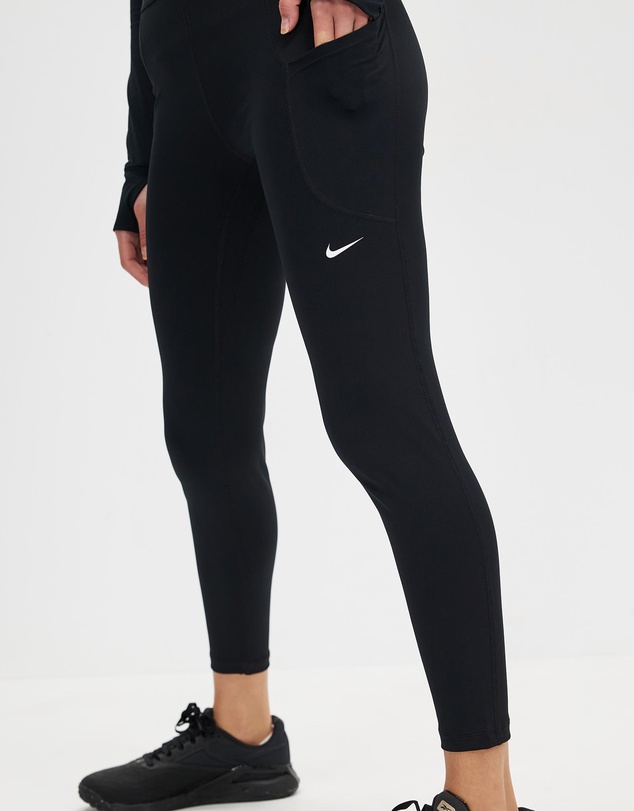 Nike - Pro Sculpt High-Waisted 7/8 Leggings with Pockets