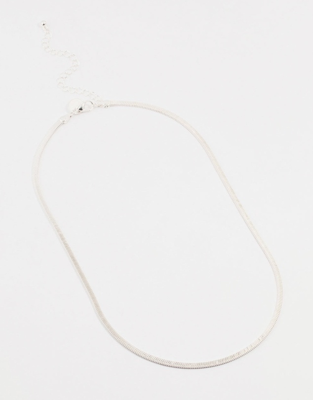 Lovisa - Silver Plated Clean Snake Chain Necklace