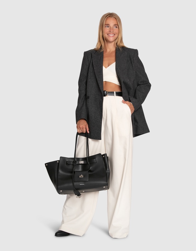 Belle & Bloom - Big Brother Talk Wool Blend Blazer