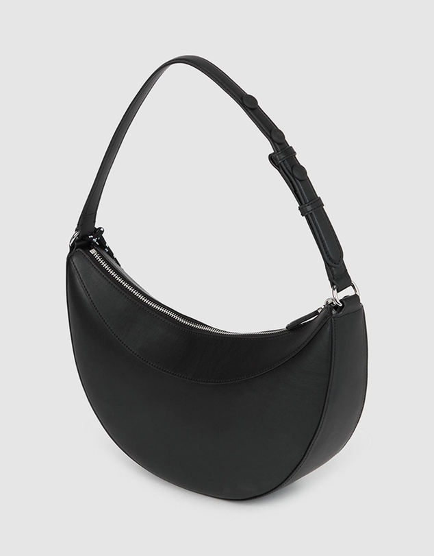 Karl Lagerfeld - Ikon Smooth Halfmoon Shoulder Bag