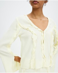 Third Form - Stroke Frill Blouse