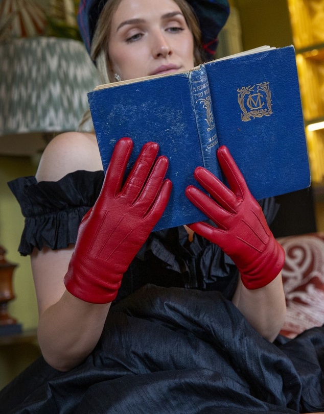 DENTS - Cashmere Lined Touchscreen Leather Gloves