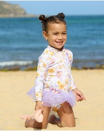 Aqua Blu Kids - Fleur Long Sleeve One Piece - Babies