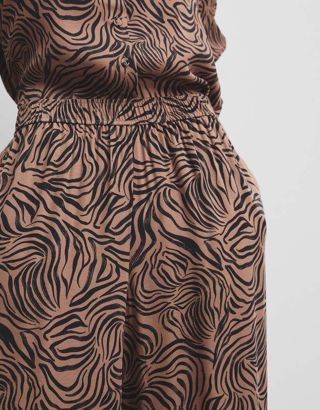 Country Road - Print Pull On Cupro Pant