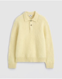 COS - Brushed Mohair-Blend Polo Jumper