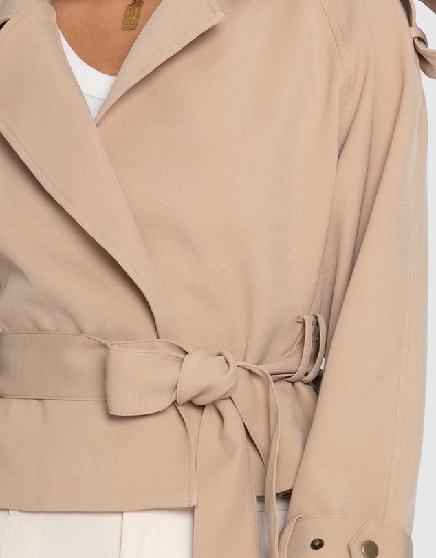 Belle & Bloom - Fast Car Cropped Trench