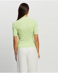 White By FTL - Gena Rib Top
